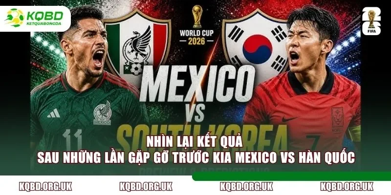 Nhìn lại kết quả sau những lần gặp gỡ trước kia Mexico vs Hàn Quốc